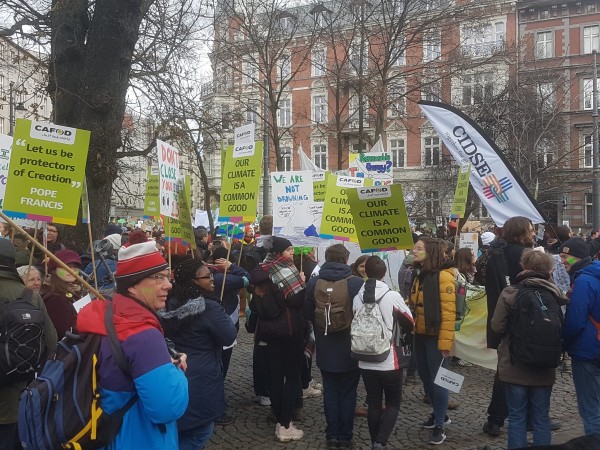 UN climate conference poland protest