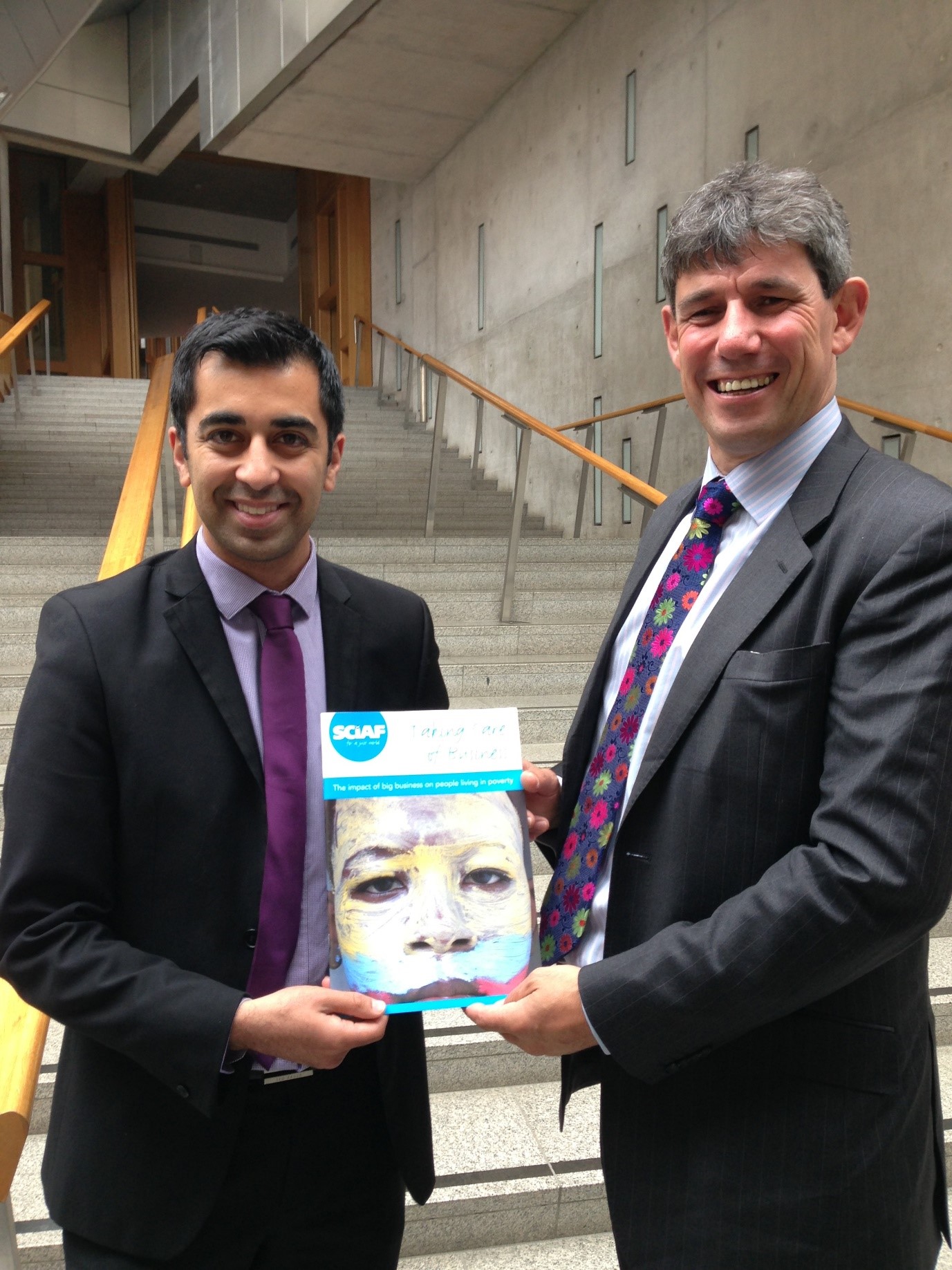 First Minister Humza Yousaf with Al