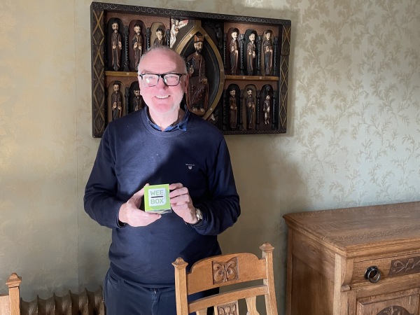 Fr Morton with WEE BOX