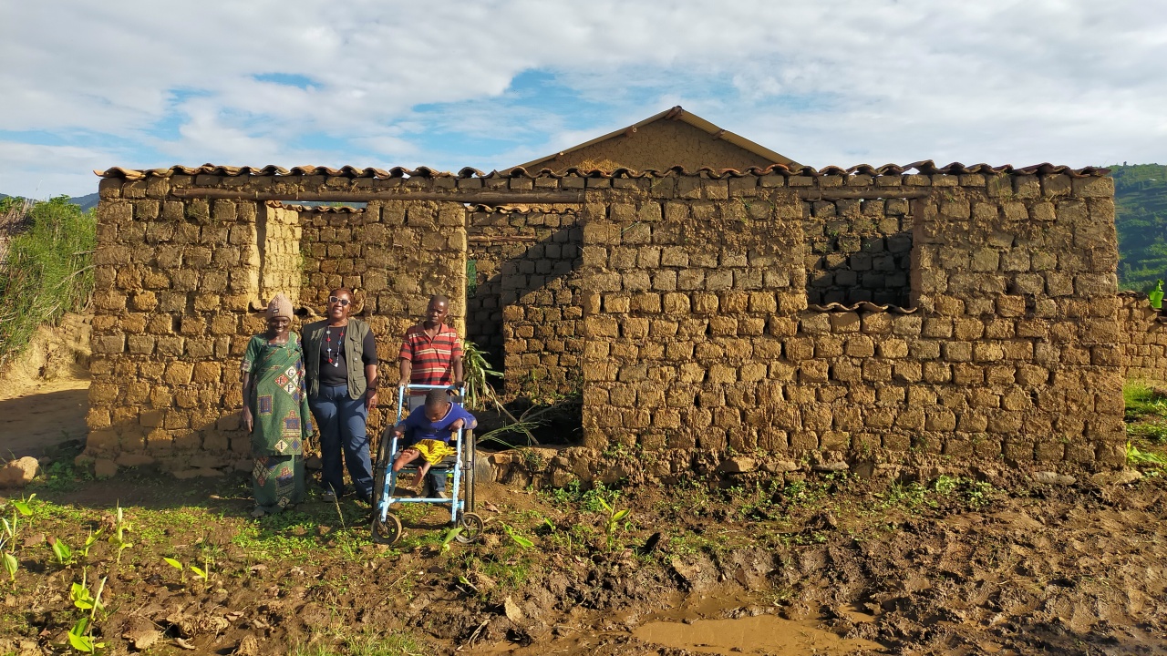 Collette and Solomon family rwanda progress